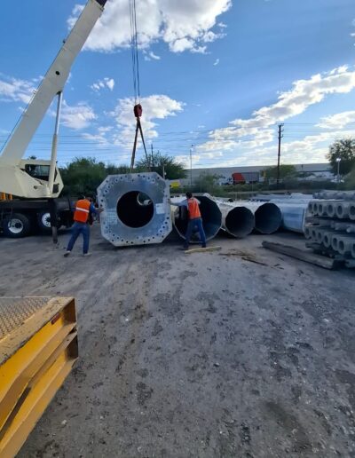 Carga especializada con grúa