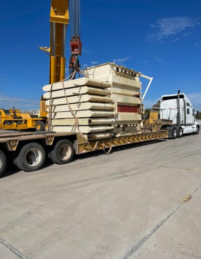 Transporte de postes de concreto